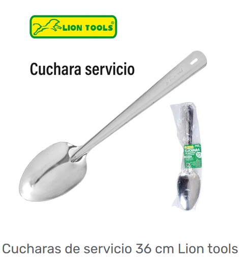 [0812] Cuchara Servicio 36cm Lion Tools