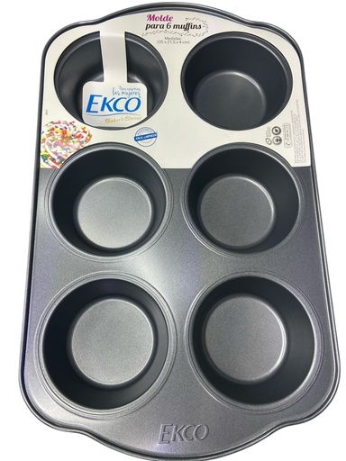 Molde P/6 Muffins EKCO