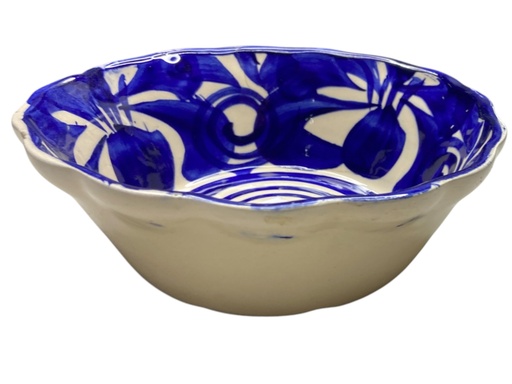 [Chino Azul] Plato Pozolero de Ceramica Grande 