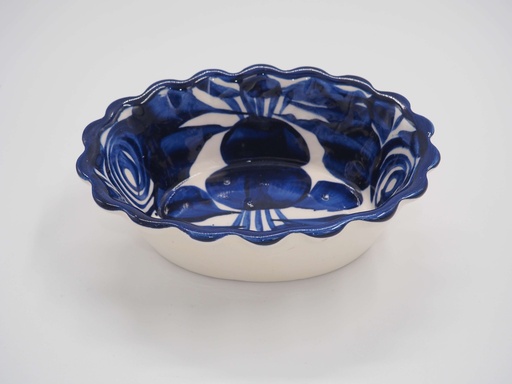 [CHINITO AZUL] Plato Pozolero de Cerámica